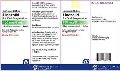 100 mg Per 5 mL Linezolid For Oral Suspension Carton (100 mg Per 5 mL Linezolid Os Carton)